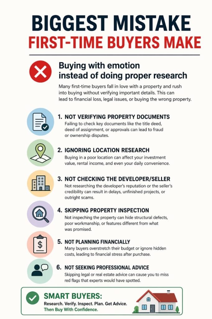 Biggest mistakes first-time buyers make in real estate