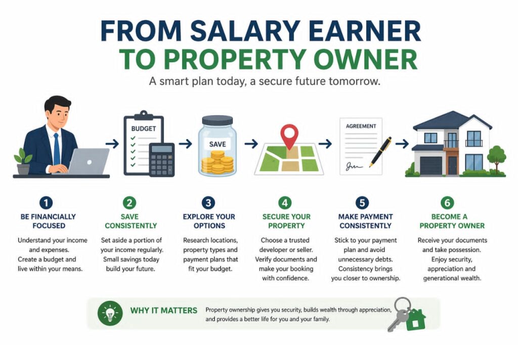From salary earner to property owner