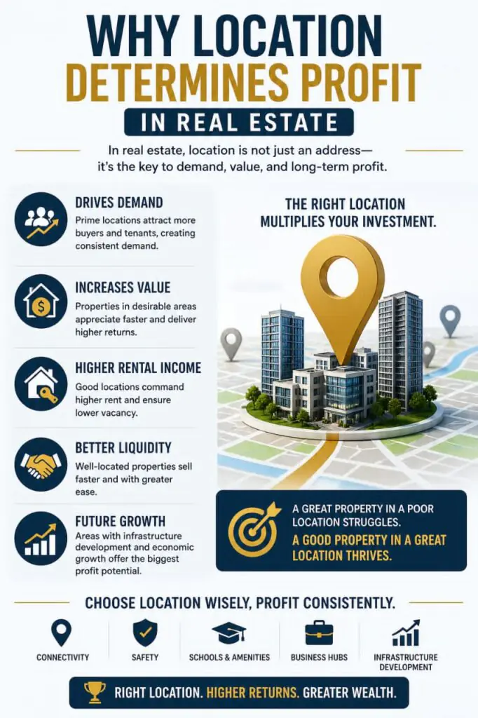 Why location determines profit in real estate