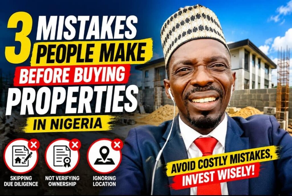 Mistakes People Make Before Buying Properties in Nigeria
