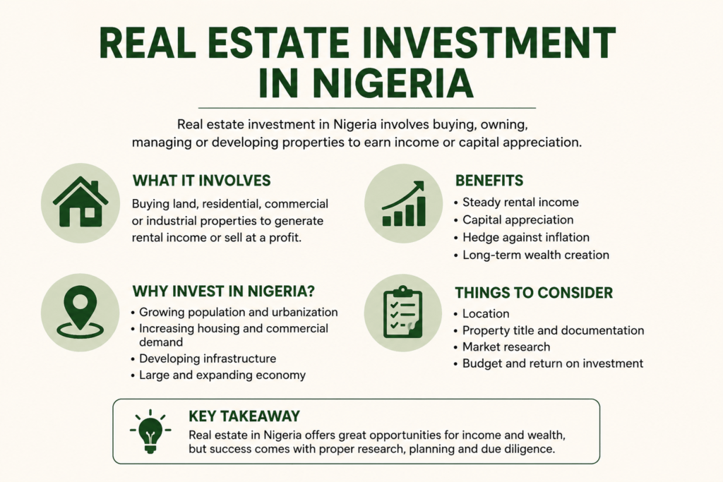 Real estate investment in Nigeria: A smart path to wealth creation