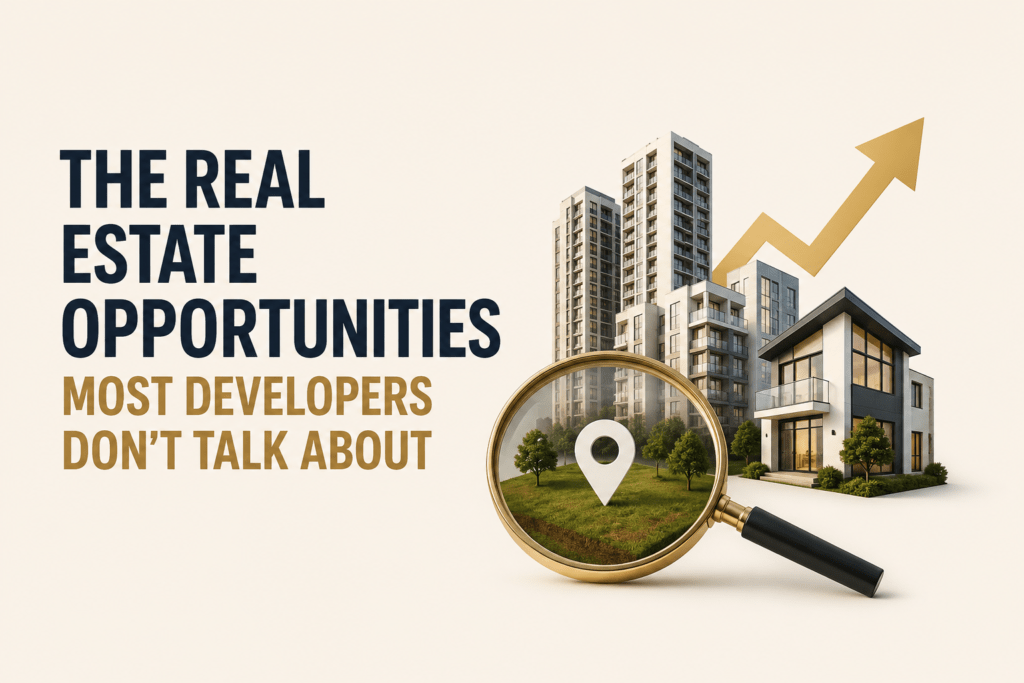 The real estate opportunities most developers don’t talk about