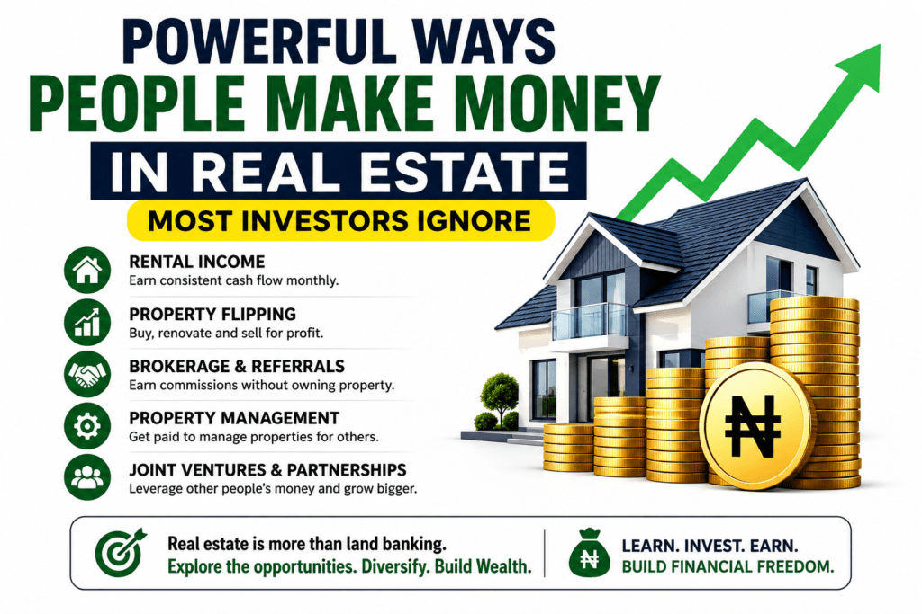 Powerful ways people make money in real estate most investors ignore