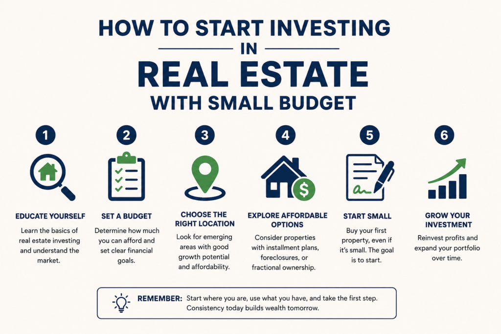 How to start investing in real estate with small budget