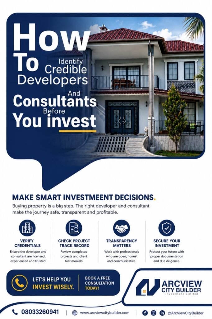 How to identify credible developers and consultants before you invest