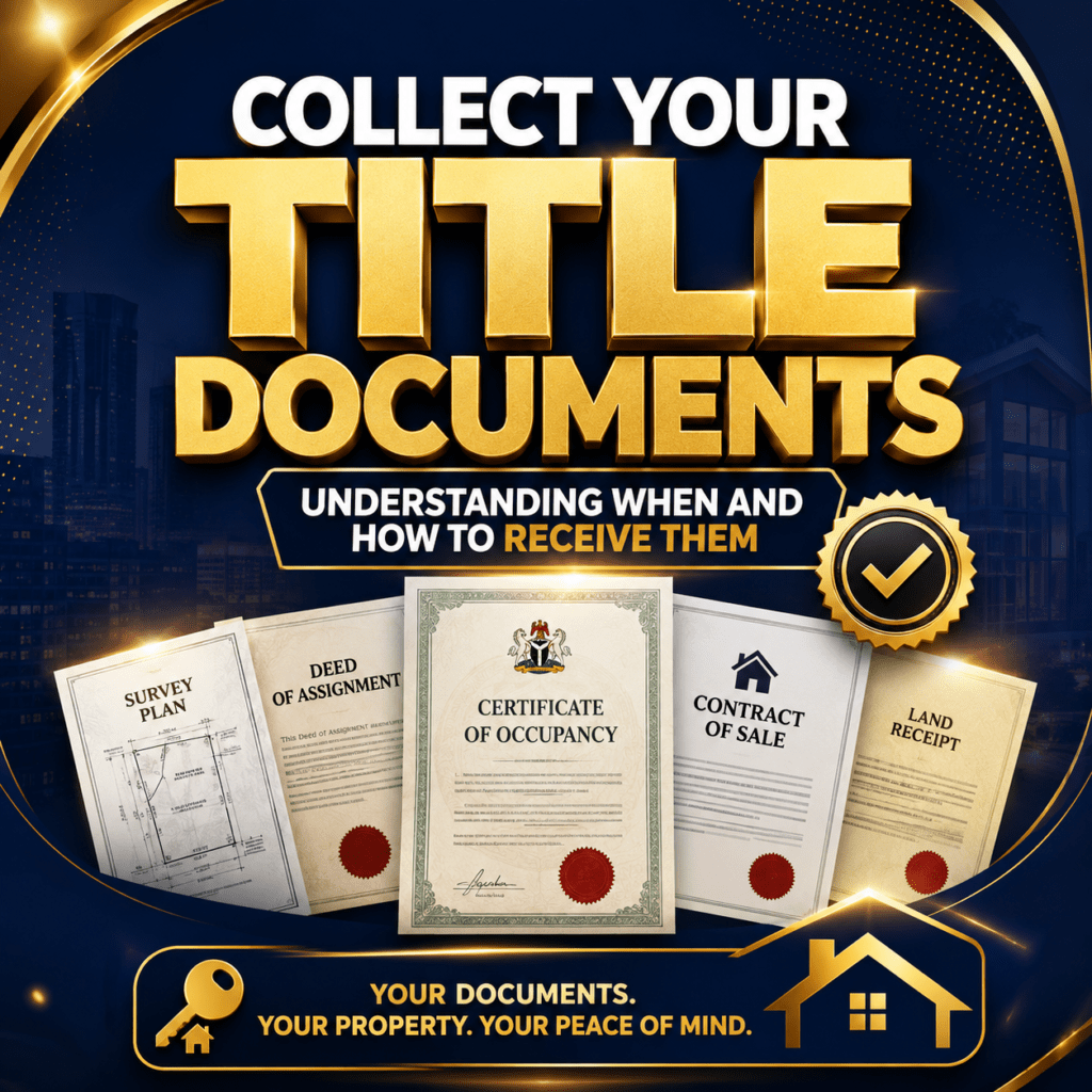 Collect your title documents:understand when and how to  receive them