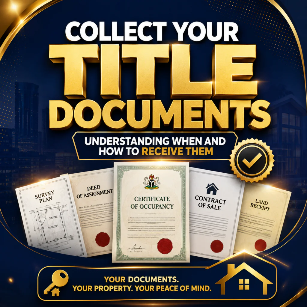 Collect your title documents:understand when and how to  receive them