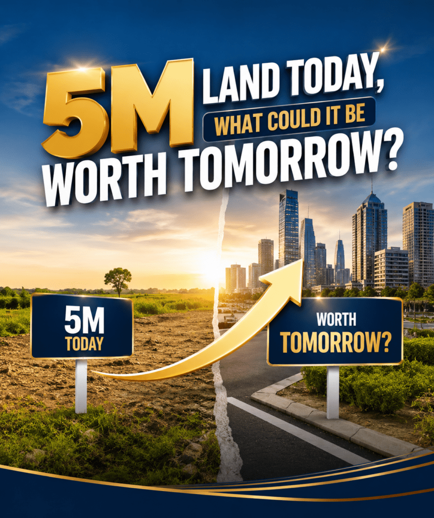 #5M land today,,what could it be worth tomorrow??