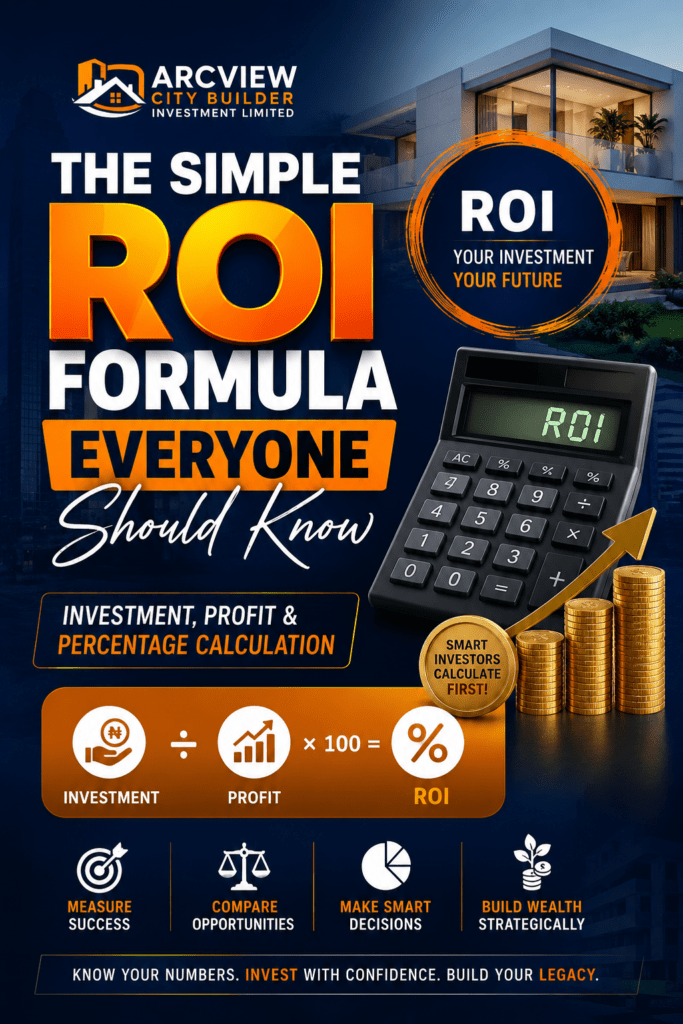 The simple ROI formula everyone should know: