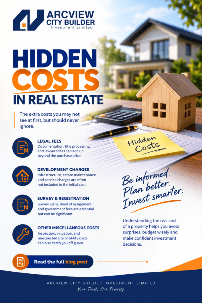 Hidden costs in real estate:what you need to know