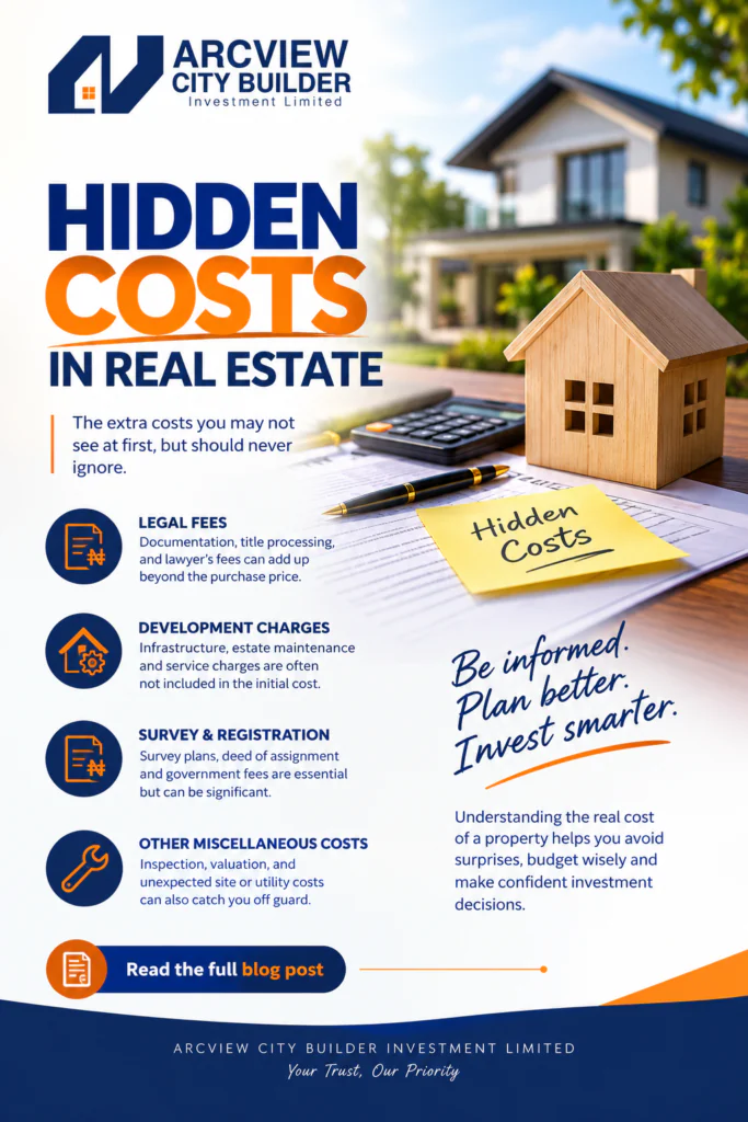 Hidden costs in real estate:what you need to know